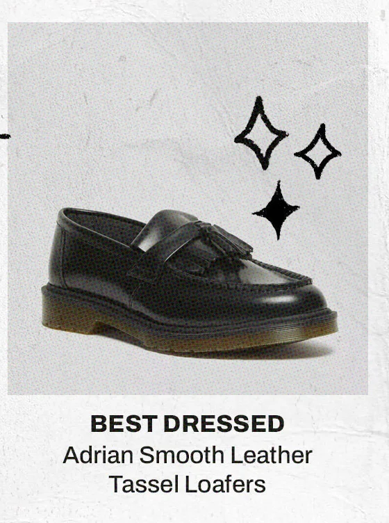 Adrian Smooth Leather Tassel Loafers
