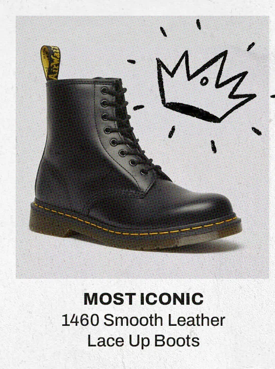 1460 Smooth Leather Lace Up Boots