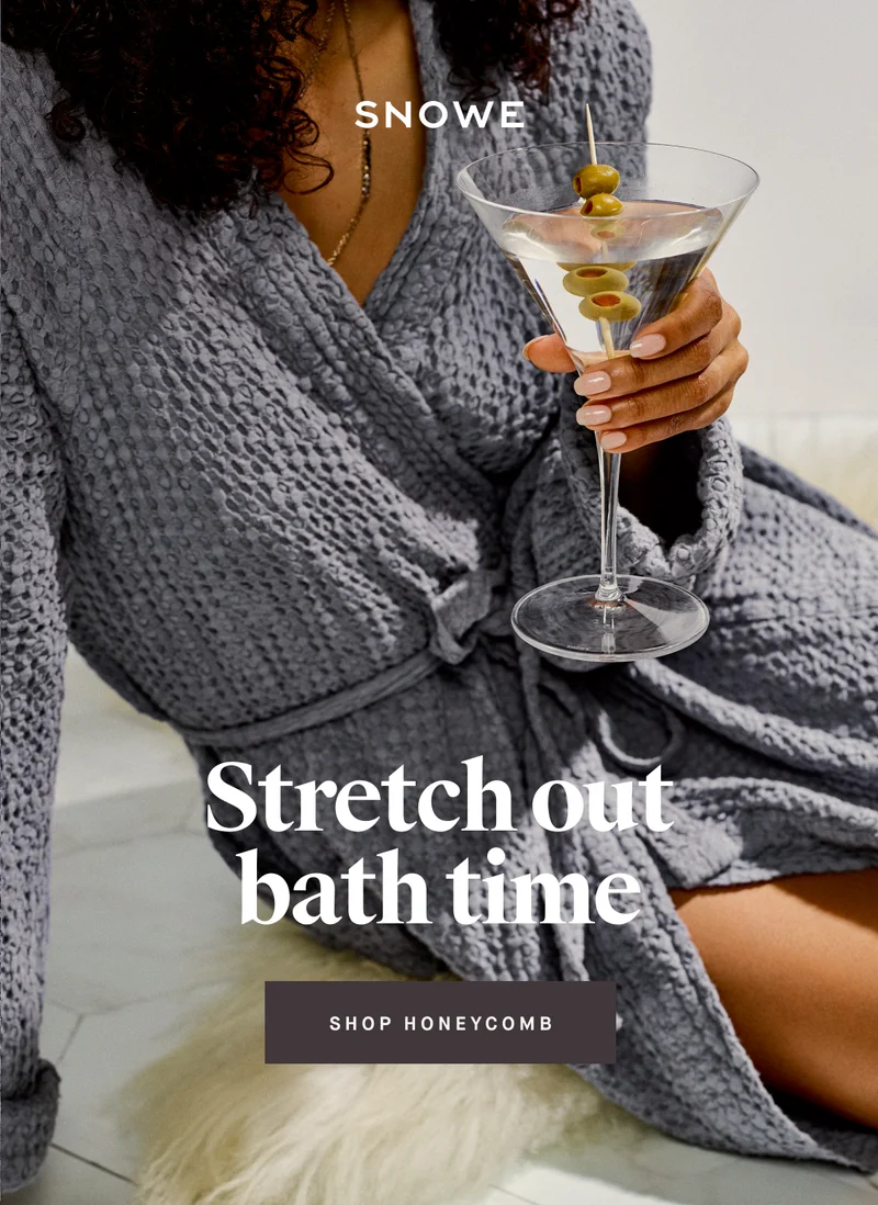 Stretch out bath time SHOP HONEYCOMB