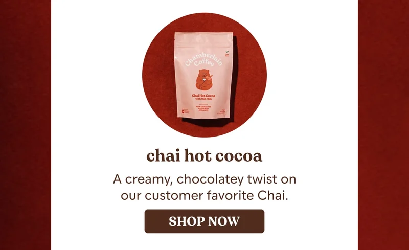 happy valentine's day love chamberlain coffee