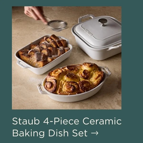 Staub 4-Piece Ceramic Baking Dish Set