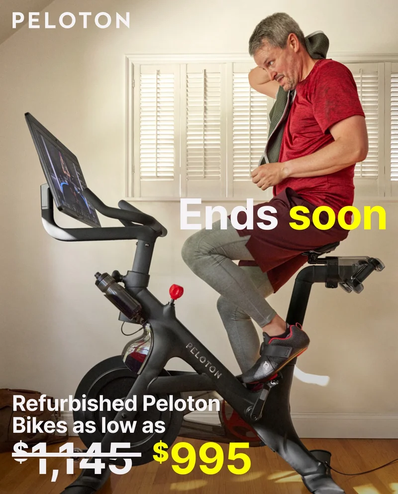 Refurbished Peloton Bikes as low as $995