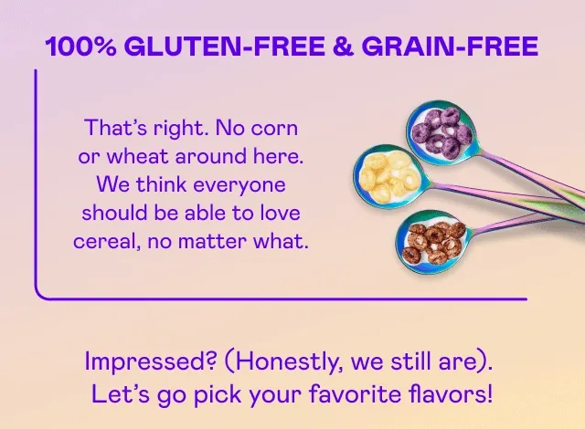 100% gluten-free & grain-free