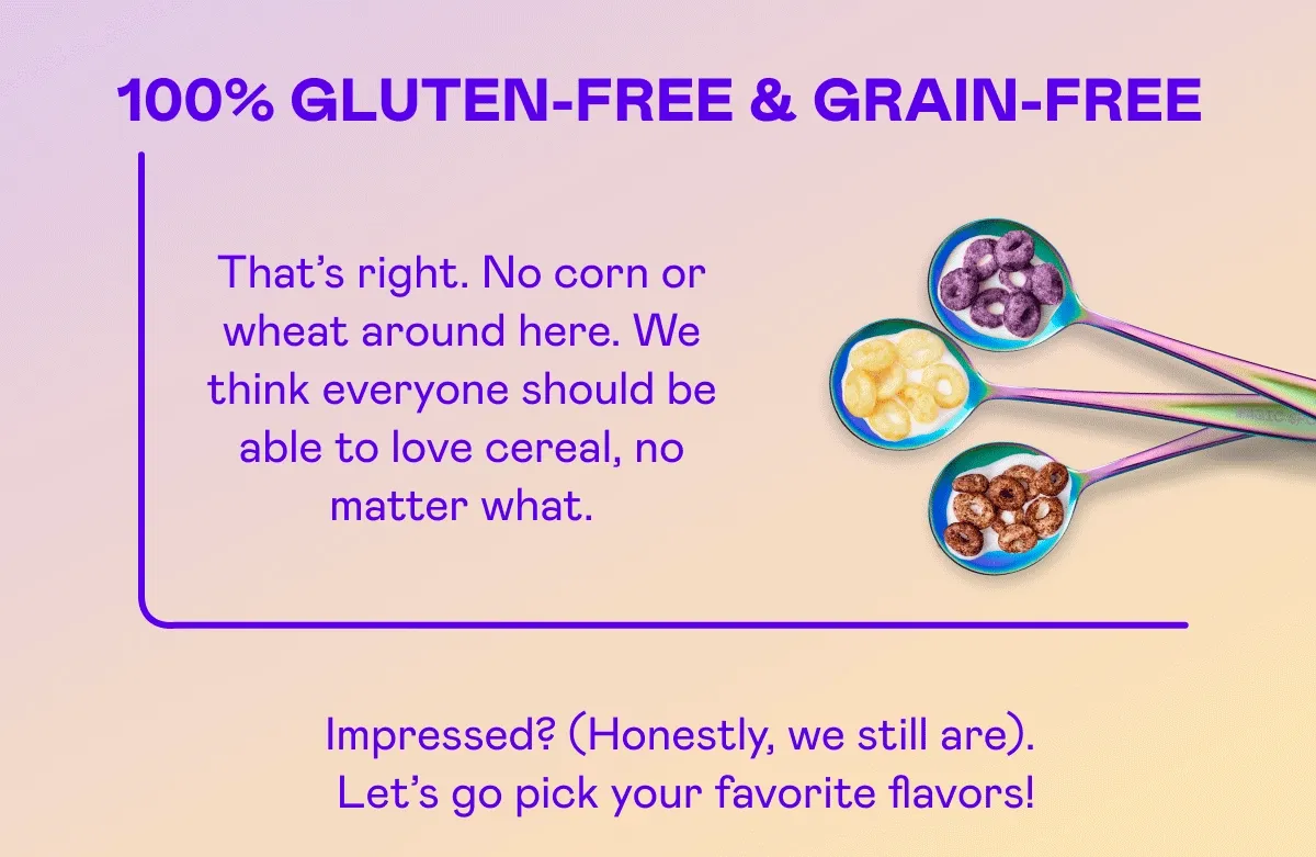 100% gluten-free & grain-free