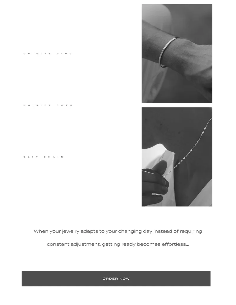 When your jewelry adapts to your changing day instead of requiring constant adjustment, getting ready becomes effortless...