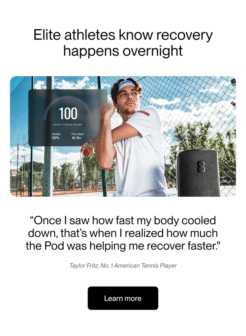 Elite athletes know recovery happens overnight