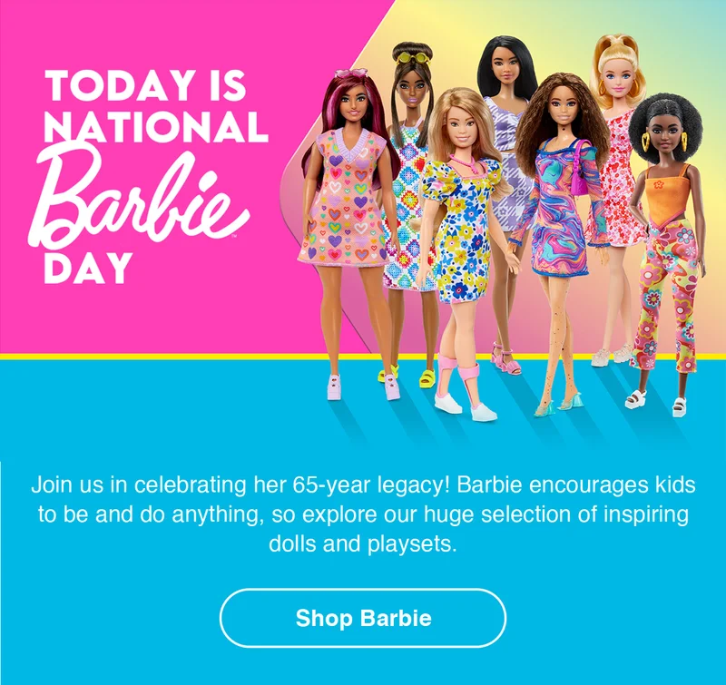 Today Is National Barbie Day