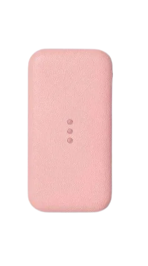 Image of NEW BRAND!<br>Courant CARRY: Wireless Leather Charging Power Bank - Dusty Rose