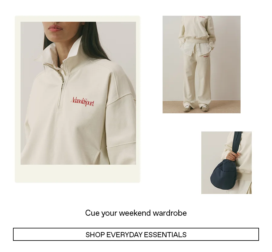 Cue your weekend wardrobe