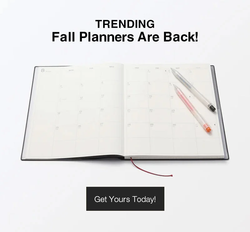 Fall Planners Are Back! Get yours today!