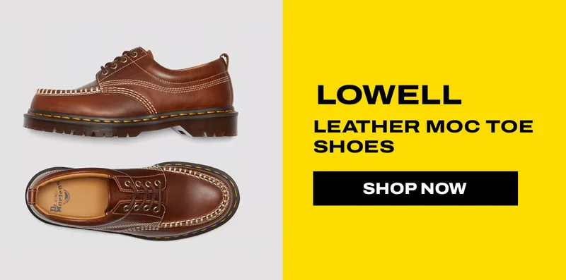 Lowell Leather Moc Toe Shoes