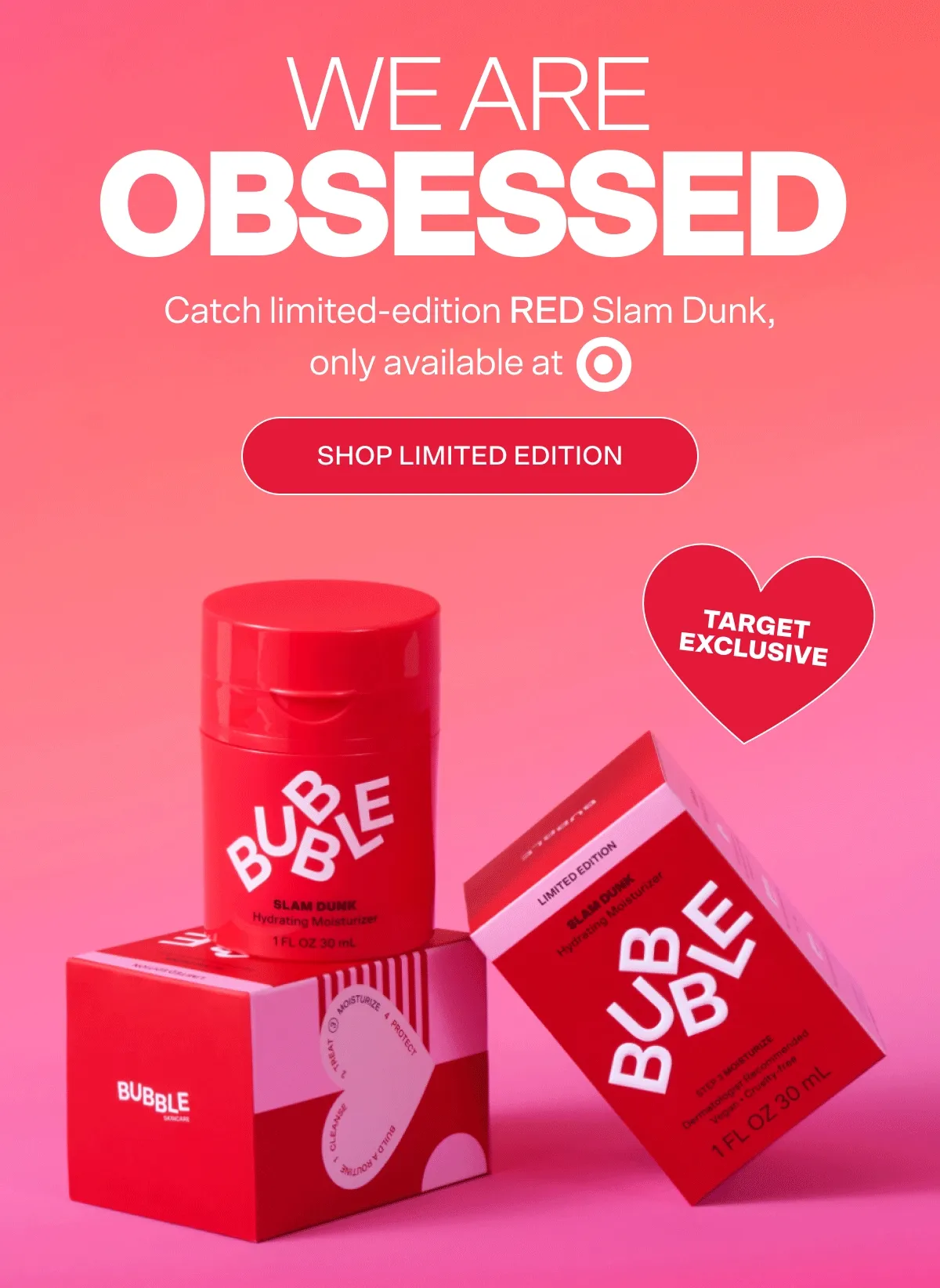 We’re Obsessed Catch limited-edition RED Slam Dunk, now at TARGET. SHOP LIMITED EDITION