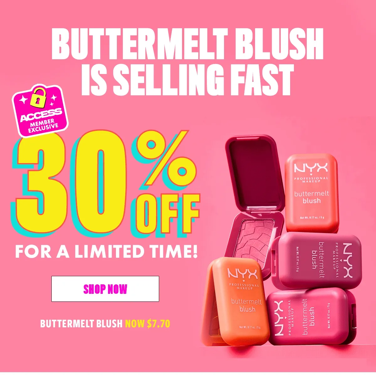 Buttermelt Blush Selling Fast