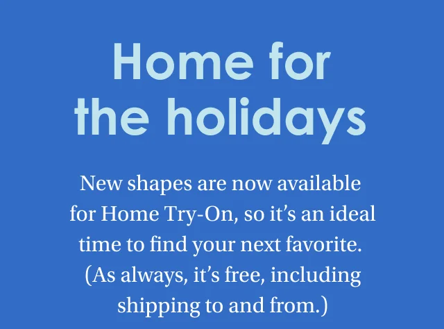 Home for the holidays