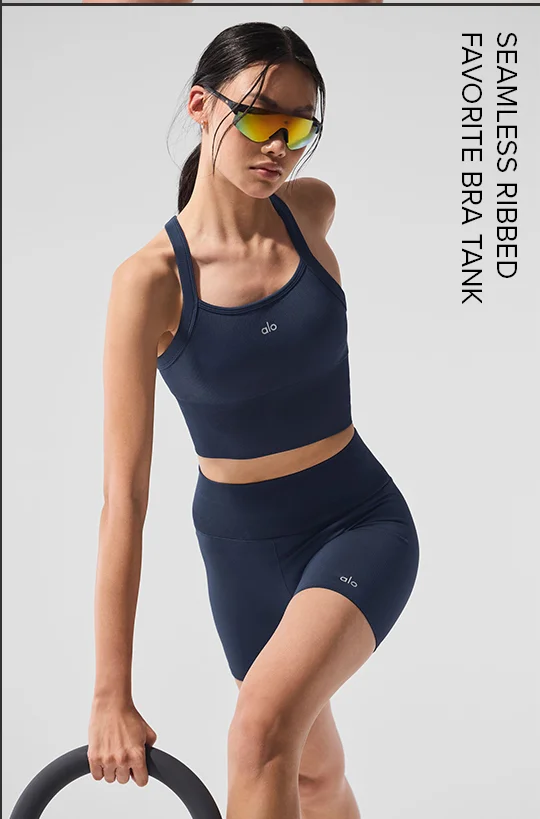 SEAMLESS RIBBED FAVORITE BRA TANK