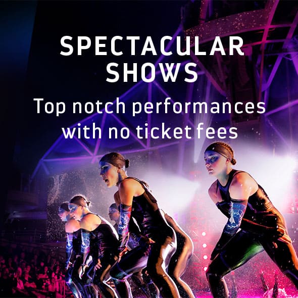 SPECTACULAR SHOWS ALL INCLUDED BANNER