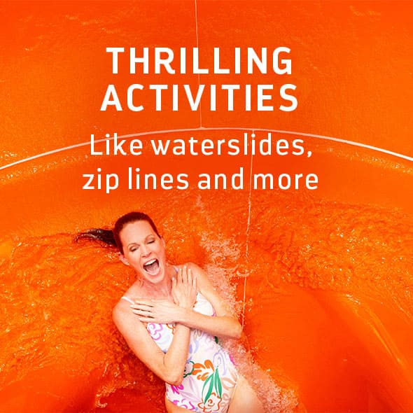 THRILLING ACTIVITIES ALL INCLUDED BANNER