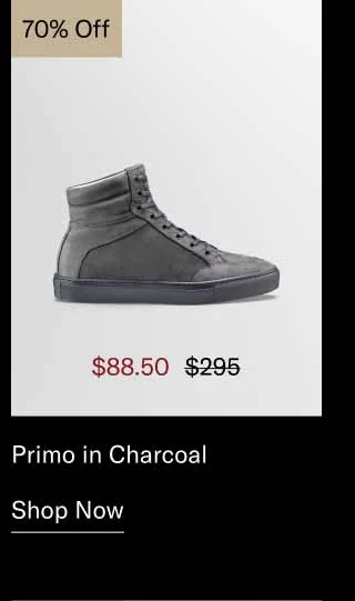 Primo in Charcoal 70% off-Shop Now