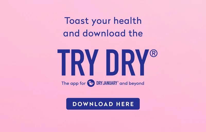 Toast your health health and download the Try Dry app