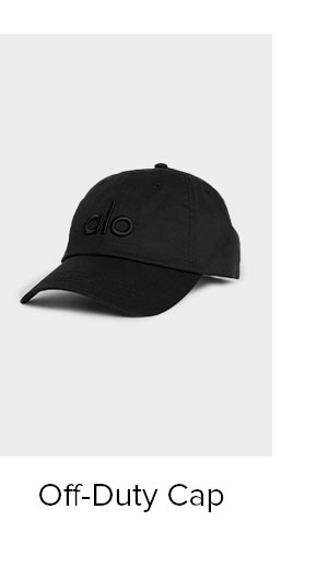 off duty cap - black