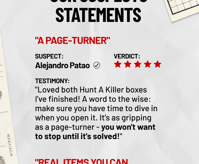 Our Suspects Statements