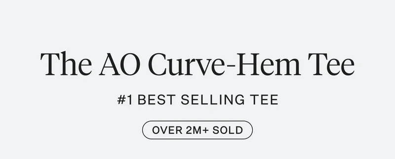 The AO Curve-Hem Tee