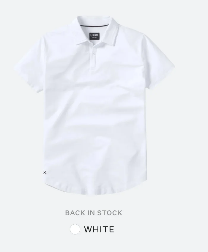 Back in Stock - White
