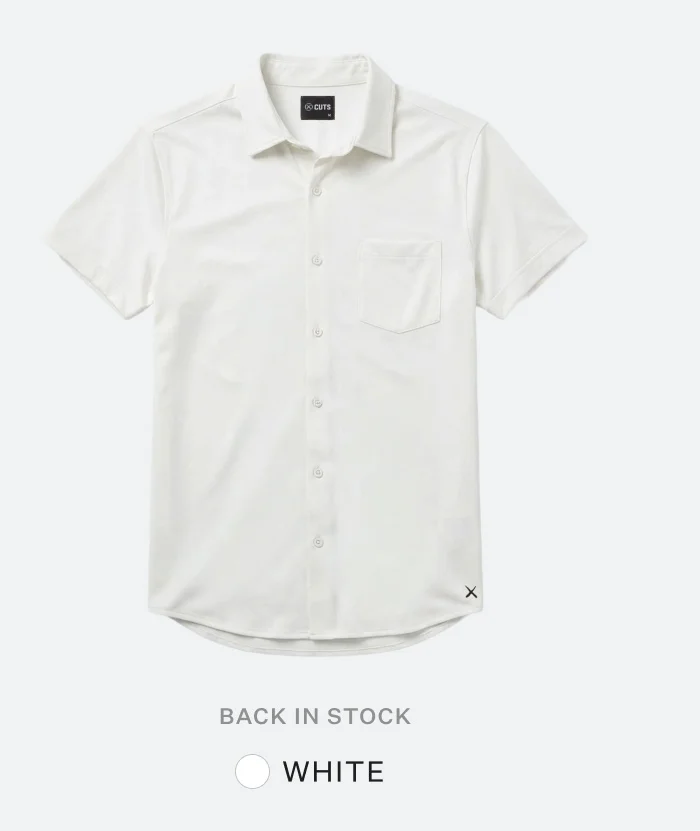 Back in Stock - White