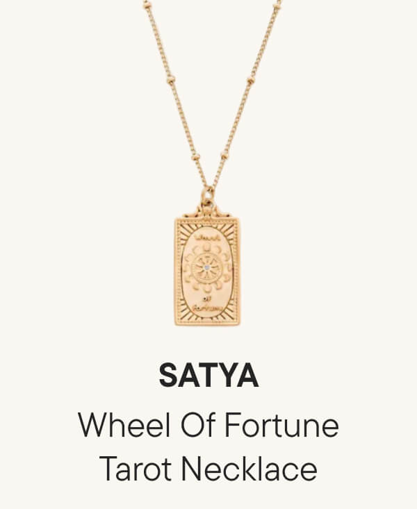 Wheel of Fortune Tarot Necklace Wheel of Fortune Tarot Necklace