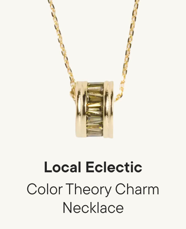 Color Theory Charm Necklace Color Theory Charm Necklace