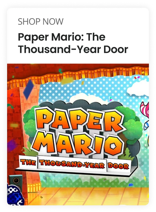 SHOP NOW Paper Mario: The Thousand-Year Door