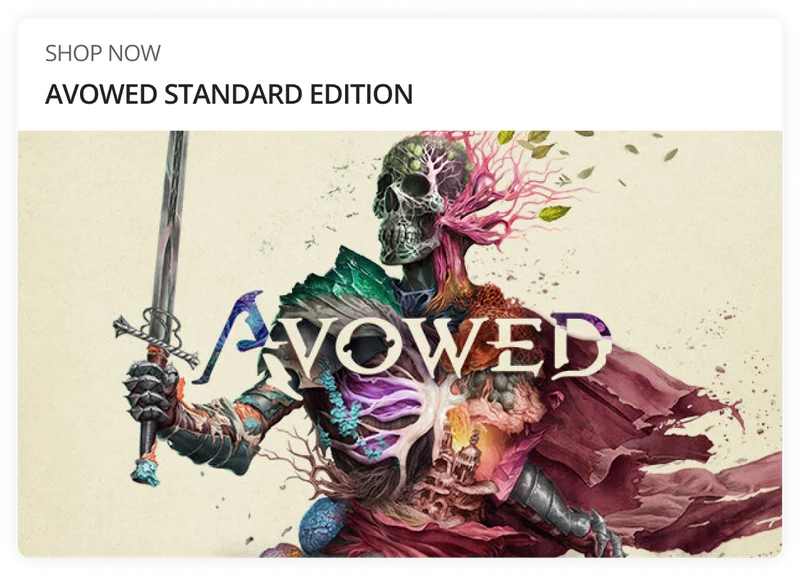 SHOP NOW AVOWED STANDARD EDITION