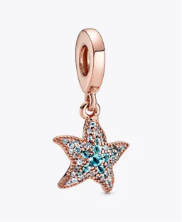 Sparkling Starfish Dangle Charm
