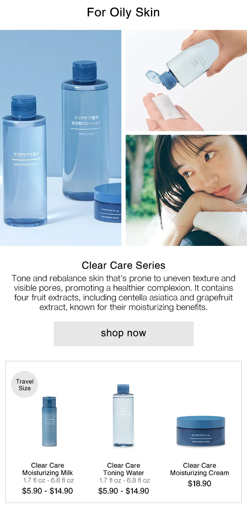 Shop Clear Care Series