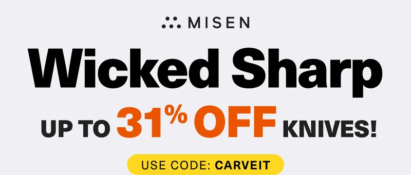 Misen. Wicked Sharpe. up to 31% OFF Knives. Use code CARVEIT