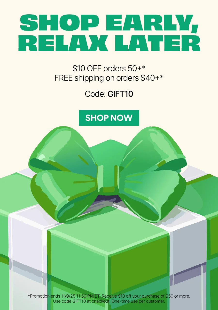 $10 OFF ORDERS $50+ WITH CODE discount code