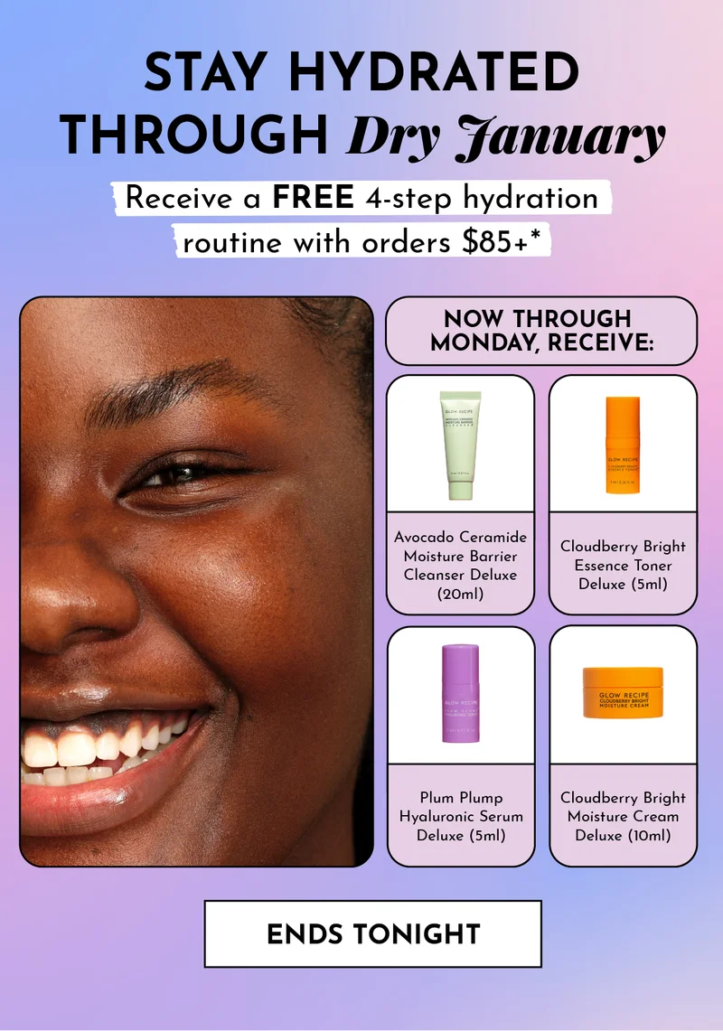 Free 4-step hydration routine with orders $85+