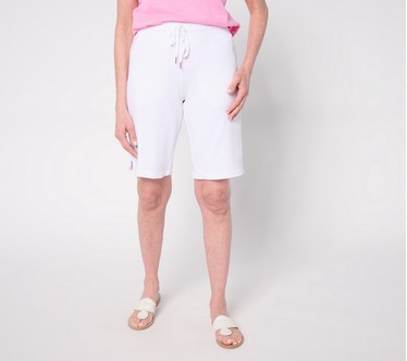 Denim & Co. Active French Terry Pull-On Bermuda Shorts