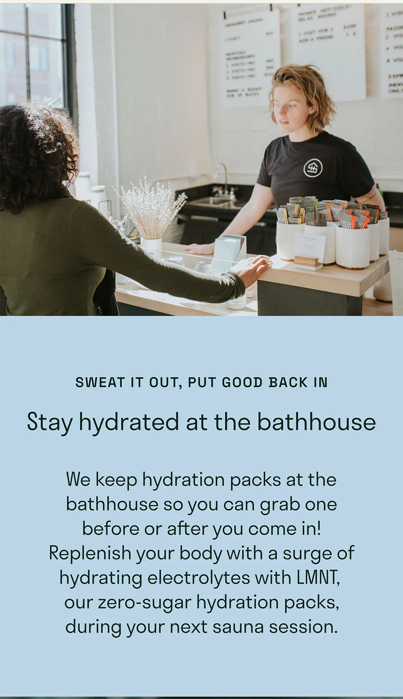 Sweat it out, put good back in. Rehydrate with gluten-free and pro paleo-keto, and vegan friendly LMNT sticks.