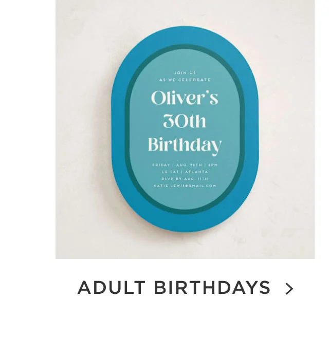 Adult Birthdays