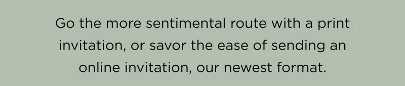Go the more sentimental route
