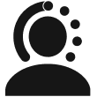 Active Noise Cancelling and Transparency mode icon