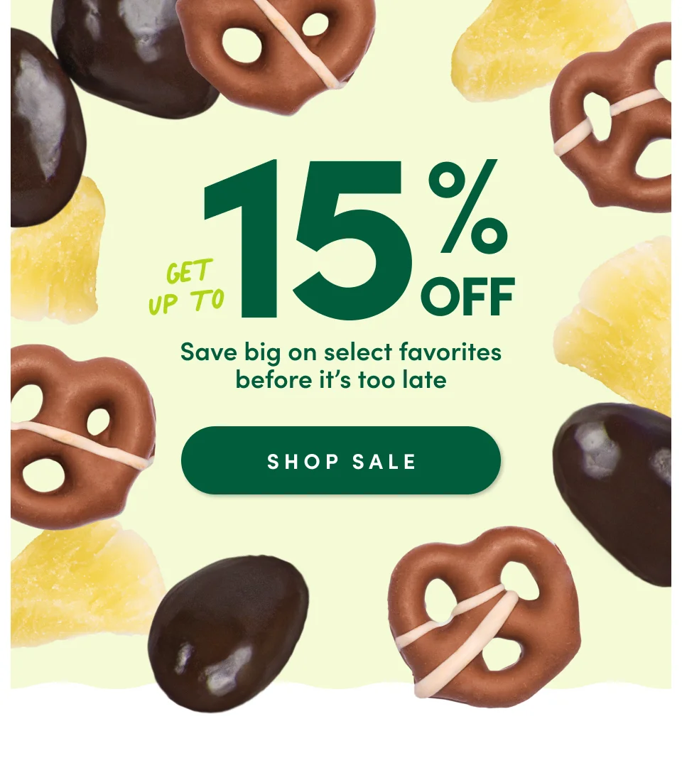 Get Up To 15% Off; Save big on select favorites before it's too late; Shop Sale