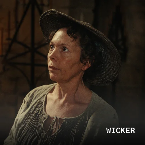 Still from the film, "Wicker."