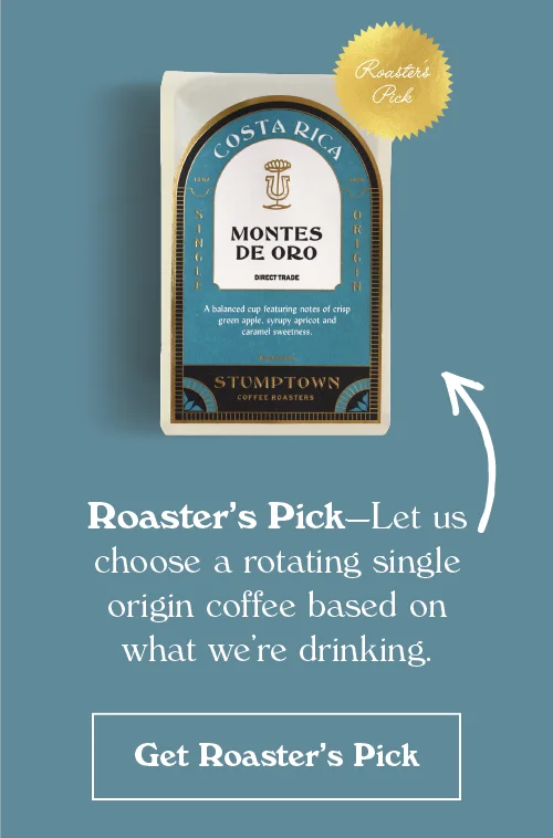 Let us choose a rotating single origin coffee based on what we're drinking.