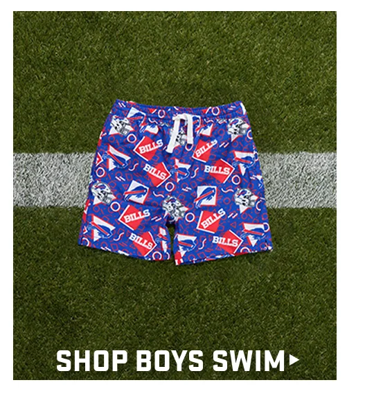 SHOP NFL BY CHUBBIES BOYS SWIM TRUNKS