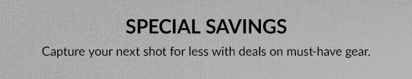 SPECIAL SAVINGS