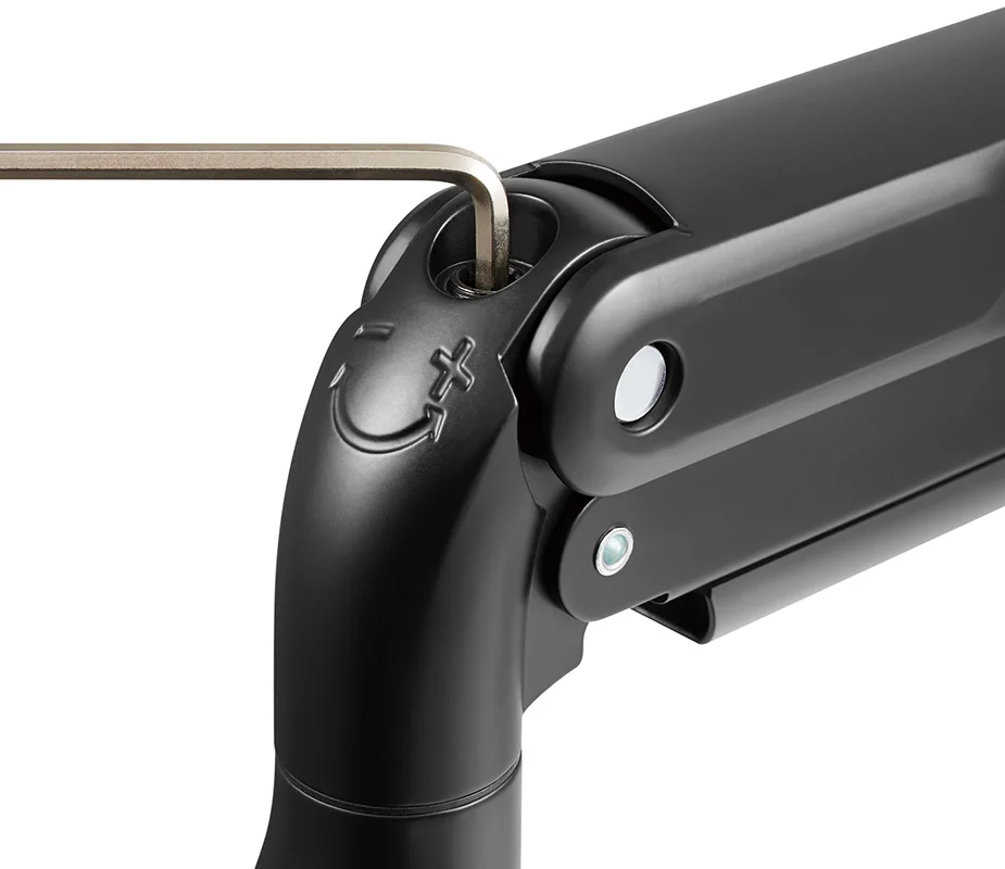 Workstream by Monoprice Heavy-Duty Single-Monitor Full-Motion Adjustable Gas-Spring Desk Mount for 32~49in Monitors