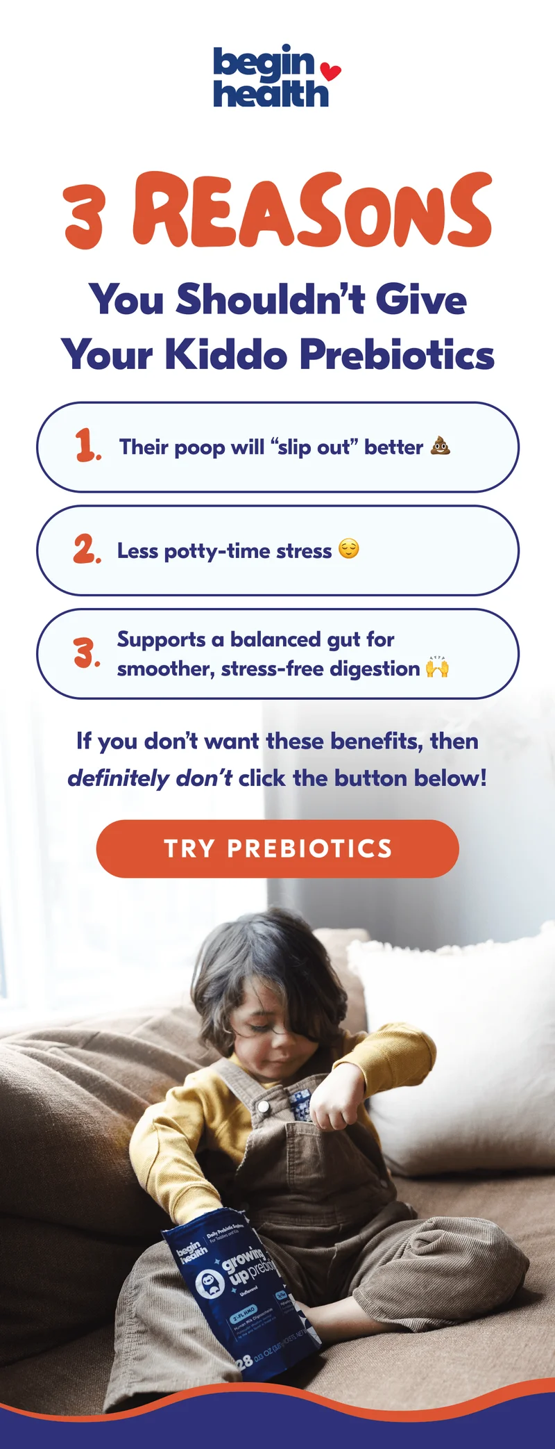 3 reasons you should not give your kiddo prebiotics…