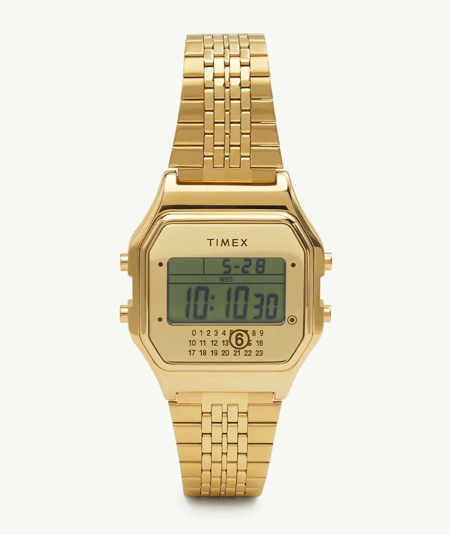 timex mm6 | a gilded chapter: timex x mm6 maison margiela | shop now